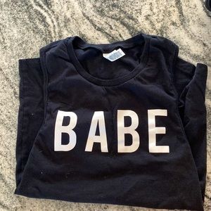 Babe muscle tank